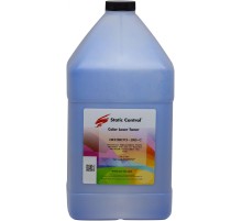 Тонер Static Control OKIUNIV3-1KG-C голубой флакон 1000гр. для принтера Oki C3300N/5500