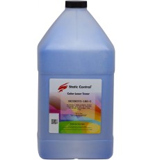 Тонер Static Control OKIUNIV3-1KG-C голубой флакон 1000гр. для принтера Oki C3300N/5500