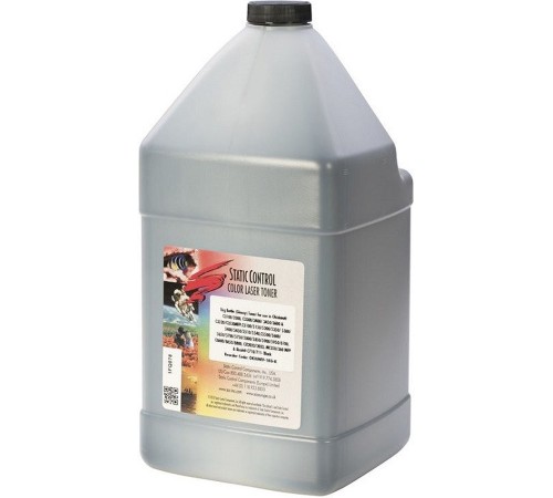 Тонер Static Control OKIUNIV3-1KG-K черный флакон 1000гр. для принтера Oki C3300N5500