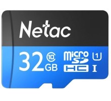 Флеш карта microSDHC 32Gb Class10 Netac NT02P500STN-032G-S P500 w/o adapter