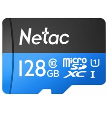 Флеш карта microSDXC 128Gb Class10 Netac NT02P500STN-128G-S P500 w/o adapter