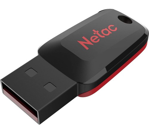 Флеш Диск Netac 16Gb U197 NT03U197N-016G-20BK USB2.0 черный/красный