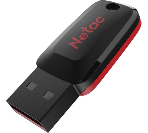 Флеш Диск Netac 16Gb U197 NT03U197N-016G-20BK USB2.0 черный/красный