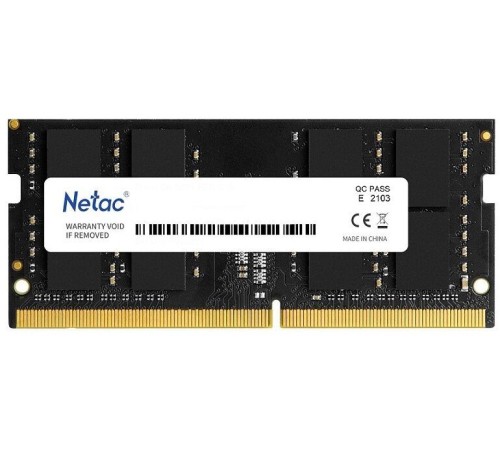 Память DDR4 4Gb 2666MHz Netac NTBSD4N26SP-04 Basic OEM PC4-21300 CL19 SO-DIMM 260-pin 1.2В single rank