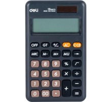 Калькулятор карманный Deli EM120BLACK черный 12-разр.