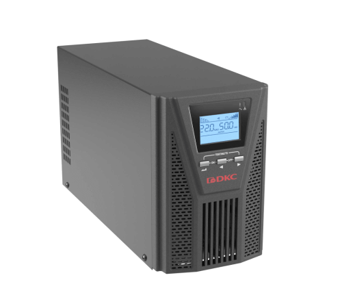 Dkc SMALLT1A10S Онлайн ИБП, Small Tower, 1000VA/900W, 2xSchuko, USB, 3x7 Ач Dkc SMALLT1A10S Онлайн ИБП, Small Tower, 1000VA/900W, 2xSchuko, USB, 3x7 Ач