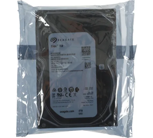 Жесткий диск Seagate SAS 3.0 4Tb ST4000NM003A Exos (7200rpm) 256Mb 3.5" Жесткий диск Seagate SAS 3.0 4Tb ST4000NM003A Exos (7200rpm) 256Mb 3.5"