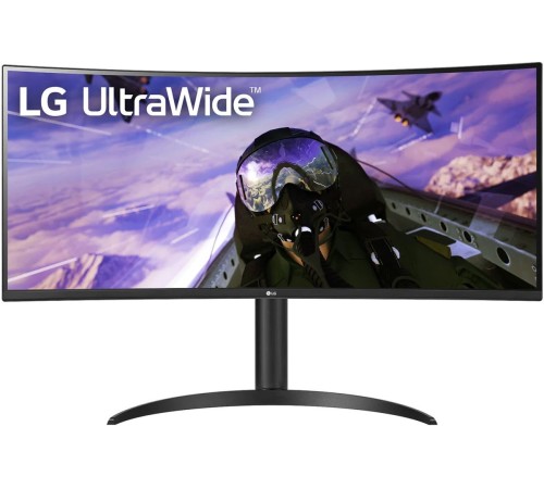 Монитор LG 34" 34WP65C-B черный VA LED 21:9 (Ultrawide) HDMI M/M матовая HAS Pivot 3000:1 300cd 178гр/178гр 3440x1440 DisplayPort FHD USB 15.2кг