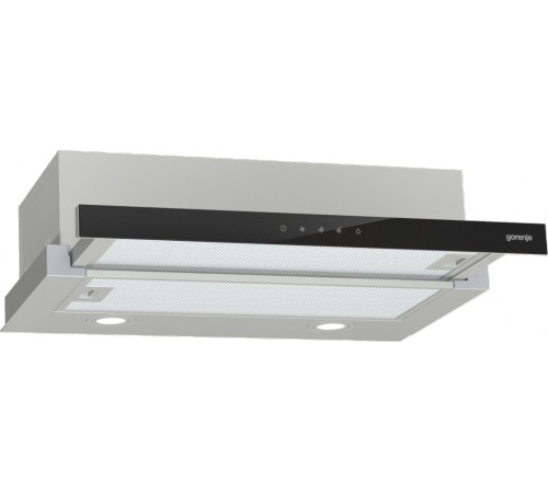 Вытяжка встраиваемая Gorenje TH64E3SGB черный управление: сенсорное (1 мотор) Вытяжка встраиваемая Gorenje TH64E3SGB черный управление: сенсорное (1 мотор)