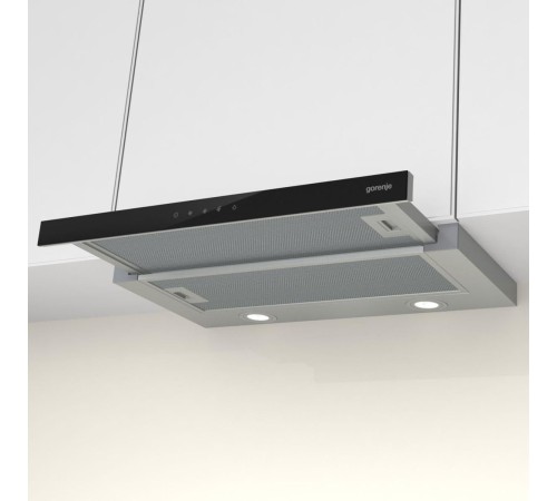 Вытяжка встраиваемая Gorenje TH64E3SGB черный управление: сенсорное (1 мотор) Вытяжка встраиваемая Gorenje TH64E3SGB черный управление: сенсорное (1 мотор)