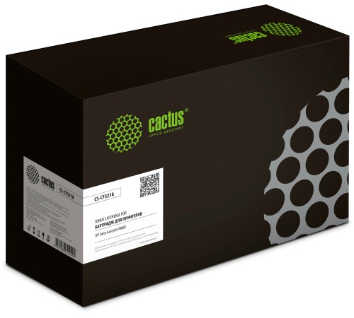 Картридж лазерный Cactus CS-CF321A CF321A голубой (16500стр.) для HP CLJ M680