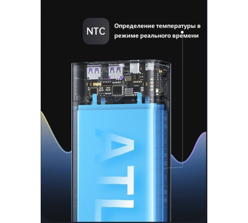 Мобильный аккумулятор Romoss PEA40PF 40000mAh QC3.0 22.5W 5A 2xUSB-A/USB-C черный (6973693499151)