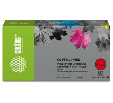 Картридж струйный Cactus CS-PFI320MBK черный матовый (300мл) для Canon imagePROGRAF TM-200/TM-200 MFP L24ei/TM-205/TM-300