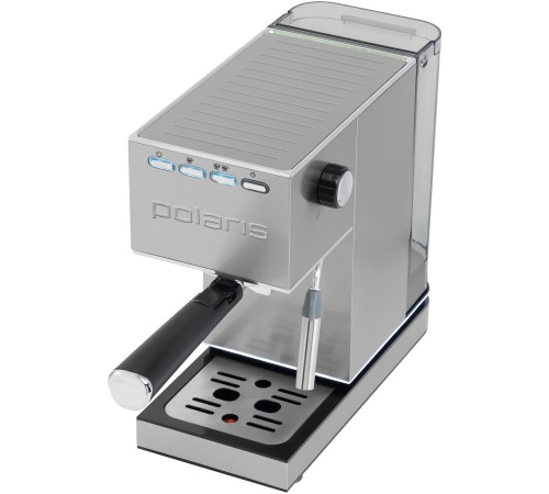 Кофеварка рожковая Polaris Adore Crema PCM 1542E 1350Вт нержавеющая сталь