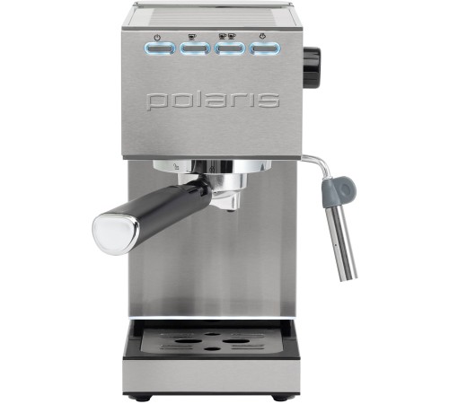 Кофеварка рожковая Polaris Adore Crema PCM 1542E 1350Вт нержавеющая сталь