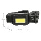 Фонарь налобный Camelion LED5355 черный 1Вт лам.:светодиод. AAAx3 (13748)