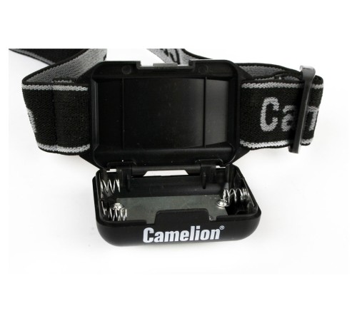 Фонарь налобный Camelion LED5355 черный 1Вт лам.:светодиод. AAAx3 (13748) Фонарь налобный Camelion LED5355 черный 1Вт лам.:светодиод. AAAx3 (13748)