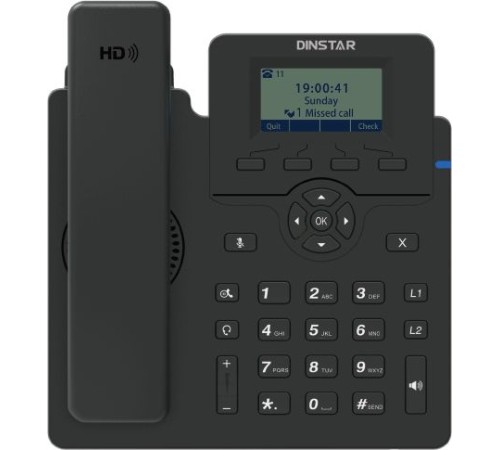 Телефон IP Dinstar C60SP черный Телефон IP Dinstar C60SP черный