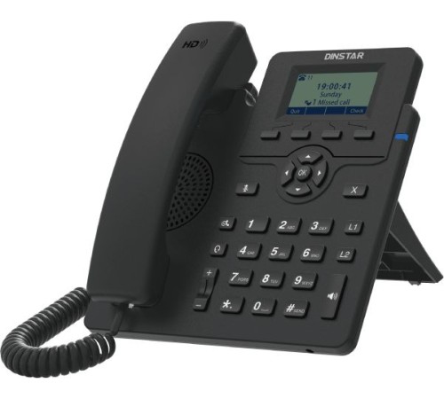 Телефон IP Dinstar C60S черный Телефон IP Dinstar C60S черный