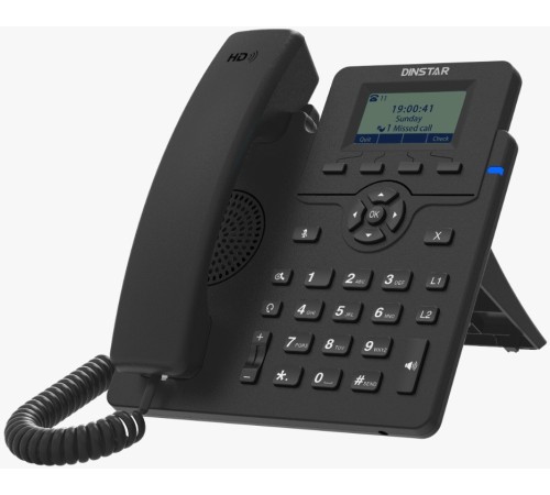 Телефон IP Dinstar C60SP черный Телефон IP Dinstar C60SP черный
