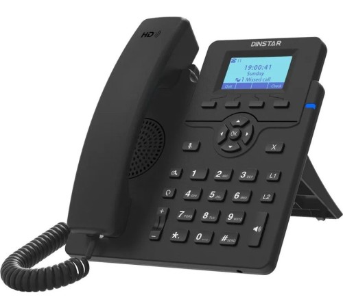 Телефон IP Dinstar C60U черный Телефон IP Dinstar C60U черный