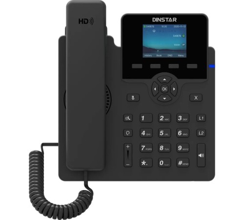 Телефон IP Dinstar C62UP черный