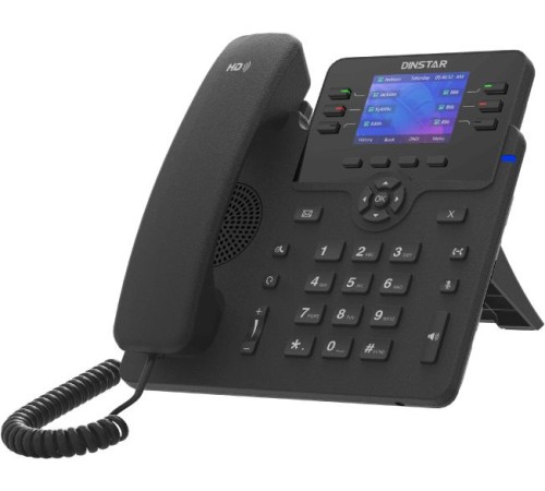 Телефон IP Dinstar C63GP черный Телефон IP Dinstar C63GP черный