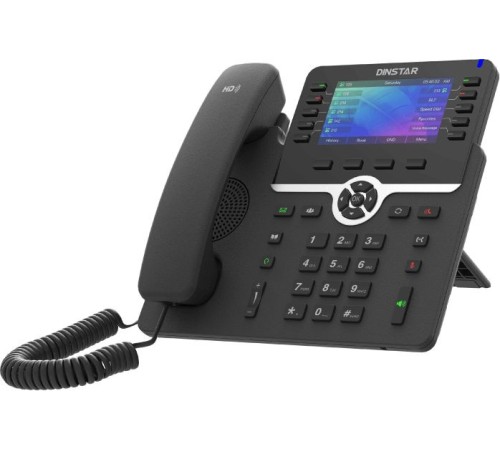Телефон IP Dinstar C66GP черный Телефон IP Dinstar C66GP черный