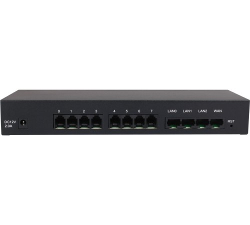 Шлюз IP Dinstar DAG1000-8S черный Шлюз IP Dinstar DAG1000-8S черный