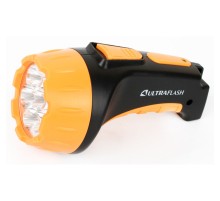 Фонарь аккум. Ultraflash LED3807 черный/желтый 2.1Вт лам.:светодиод. встроенный аккумулятор (9216)