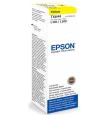Картридж струйный Epson T6644 C13T66444A желтый (7500стр.) (70мл) для Epson L100