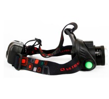 Фонарь налобный Ultraflash E1336 черный 4Вт лам.:светодиод. встроенный аккумулятор (13906)