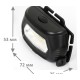 Фонарь налобный Ultraflash LED5359 черный 3Вт лам.:светодиод. (13803)