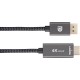 Кабель DisplayPort M-> HDMI M 4K@60Hz 1.8m Telecom,оплетка (TA561M-1.8M) VCOM Кабель-переходник Telecom DisplayPort M/HDMI M (TA561M-1.8M)