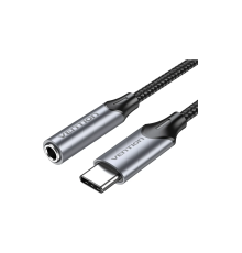 Переходник Vention USB-C M/ Jack 3.5 mm F DAC - 0,1м Серый Vention BGMHA