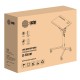 Стол для ноутбука Cactus VM-FDS101B столешница МДФ черный 70x52x105см (CS-FDS101BBK)