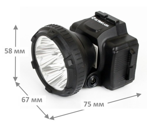 Фонарь налобный Ultraflash LED5365 черный 1.7Вт лам.:светодиод. (11648)