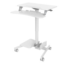 Стол для ноутбука Cactus VM-FDS108 столешница МДФ белый 71x39.2x110см (CS-FDS108WWT)