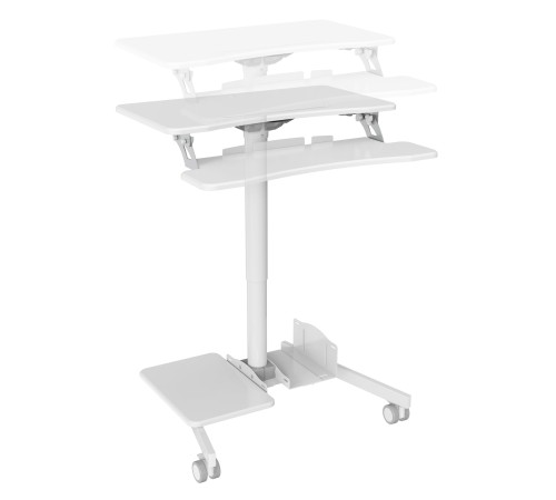 Стол для ноутбука Cactus VM-FDS108 столешница МДФ белый 71x39.2x110см (CS-FDS108WWT)