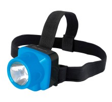 Фонарь налобный Ultraflash LED5375 голубой/черный 1.7Вт лам.:светодиод. (14252)