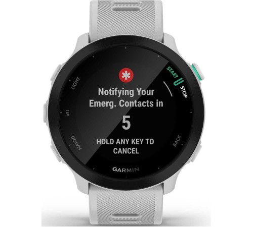 Смарт-часы Garmin Forerunner 55 белый 42мм Смарт-часы Garmin Forerunner 55 белый 42мм