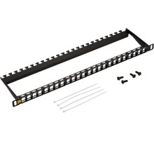 Патч-панель Lanmaster LAN-PPC24OK-UTP 19" 1U 24x UTP