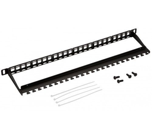 Патч-панель Lanmaster LAN-PPC24OK-UTP 19" 1U 24x UTP