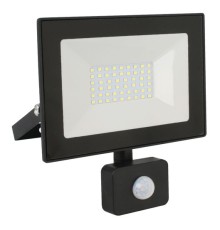 Прожектор уличный Ultraflash LFL-2002S C02 светодиодный 20Вт корп.мет./стек.черный (13329)