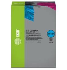 Картридж струйный Cactus CS-L0R16A 981BK черный (465мл) для HP PageWide Enterprise Color 556dn/556xh/Flow MFP586z