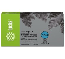 Картридж струйный Cactus CS-C1Q12A №727 черный (300мл) для HP Designjet T920/T930/T1500/T1530