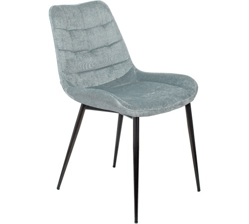 Стул для кухни Бюрократ KF-6_2 комплект 2шт серо-голубой Light 28 металл черный на ножках (KF-6/LT28_2)