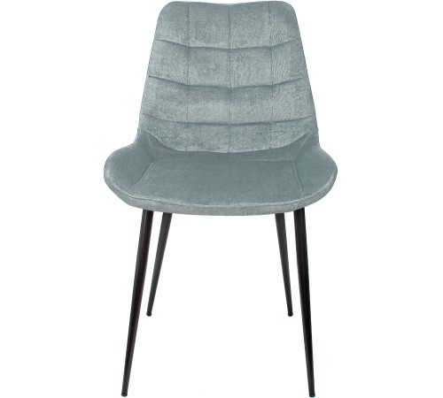 Стул для кухни Бюрократ KF-6_2 комплект 2шт серо-голубой Light 28 металл черный на ножках (KF-6/LT28_2)