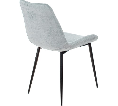 Стул для кухни Бюрократ KF-6_2 комплект 2шт серо-голубой Light 28 металл черный на ножках (KF-6/LT28_2)