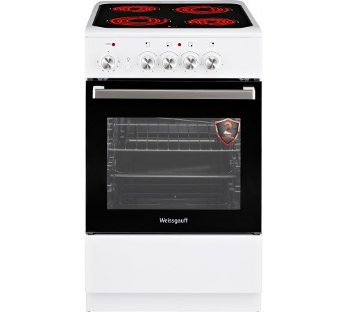 Плита Электрическая Weissgauff WES E2V12 WS белый